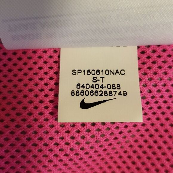 Nike Golf Tour Performance Women's Small Pink & Grey Windbreaker Jacket - Picture 16 of 16